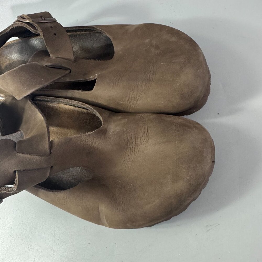 Birkenstock Bonn Nubuck Leather Sandals, Size 39 - Picture 11 of 14